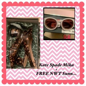 Like New kate spade SHOES MIKA  plus bonus New Sunnies